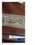 billete de coleccion cinco pesos año 1914