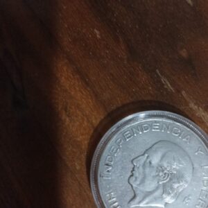 MONEDA DE COLECCIO DE DIEZ PESOS HIDALGO AÑO 1956 DE PLATA