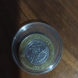 moneda de coleccion VEINTE PESOS 100 AÑOS DE LA MARINA AÑO 2015