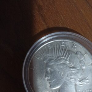 MONEDA DE COLECCION ONE DOLLAR PEACE DE PLATA AÑO 1922