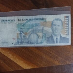 BILLETE DE COLECCION DIEZ MIL PESOS CARDENAS AÑO 1983