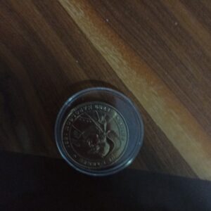 MONEDA DE COLECCION MUSEO DE PARIS 1821 ORO LAMINADO