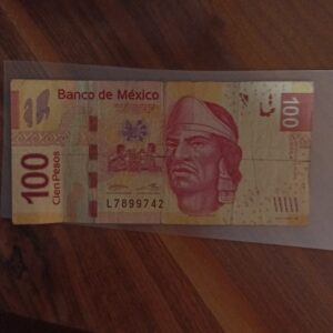 BILLETE DE COLECCION CIEN PESOS NETZAHUALCOYOC AÑO 2012