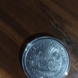MONEDA DE COLECCION CINCO PESOS DE PLATA FERROCARRIL DEL SURESTE AÑO 1950