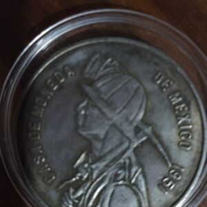 MONEDA DE COLECCION UNA ONZA TROY DE PLATA CASA DE MONEDA DE MEXICO AÑO 1951