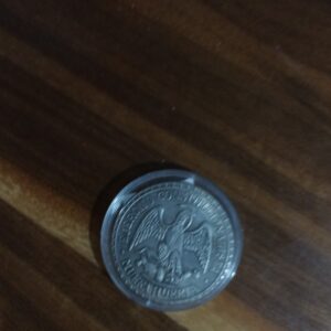 MONEDA DE COLECCION UN PESO DE PLATA MUERA HUERTA AÑO 1914