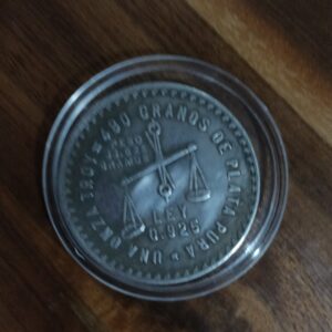 MONEDA DE COLECCION ONZA TROY DE PLATA AÑO 1947