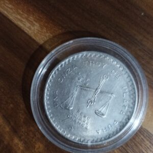 MONEDFA DE COLECCION ONZA TROY DE PLATA PURA 33.6 GRAMOS AÑO 1980