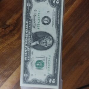 BILLETE DE COLECCION TWO DOLAR AÑO 1976