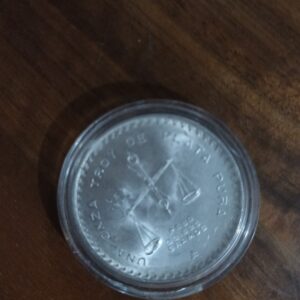 MONEDA DE COLECCION ONZA DE PLATA AÑO 1980