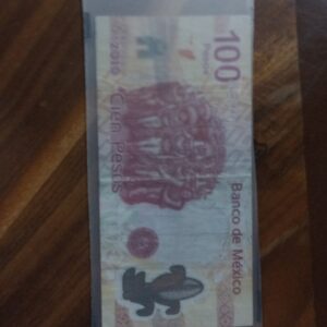 billete de coleccion cien pesos CENTENARIO DE LA REVOLUCION MEXICANA AÑO 2010 SERIE A