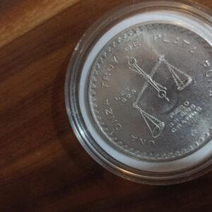 MONEDA DE COLECCION ONZA DE PLATA AÑO 1980