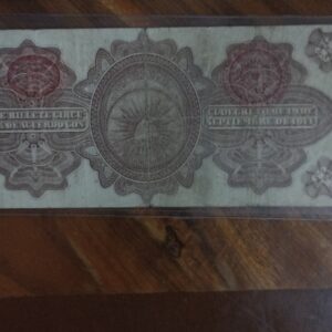 BILLETE DE COLECCION UN PESO GOBIERNO PROVISIONAL DE MEXICO AÑO 1914 SERIE A