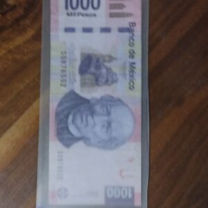 BILLETE DE COLECCION MIL PESOS HIDALGO AÑO  2013