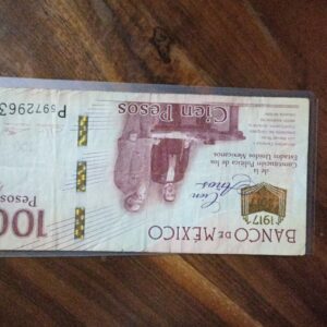BILLETE DE COLECCION CIEN PESOS CIEN AÑOS DE LA CONSTITUCION POLITICA DE MEXICO AÑO 2016