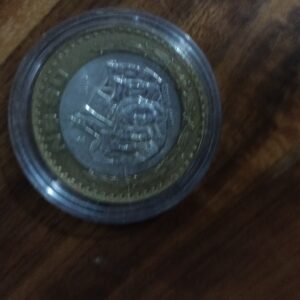 MONEDA DE COLECCION CINCUENTA NUEVOS PESOS CENTRO DE PLATA AÑO 1993