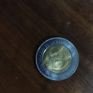 MONEDA DE COLECCION CINCO PESOS CARRANZA AÑO 2010