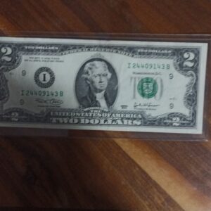 BILLETE DE COLECCION DOS DOLAR JEFERSSON AÑO 2003