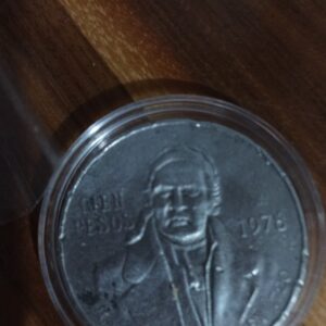 MONEDA DE COLECCION CIEN PESOS HIDALGO DE PLATA AÑO 1978